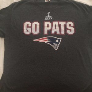 New England Patriots Super Bowl XLIX T-Shirt, Go Pats!  Men's XXL